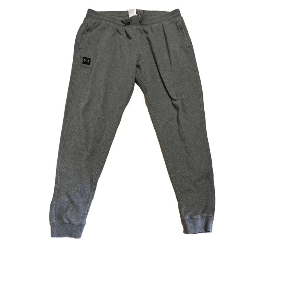 EUC Men's UnderArmour Gray Jogger Pants Size XL - Picture 4 of 6